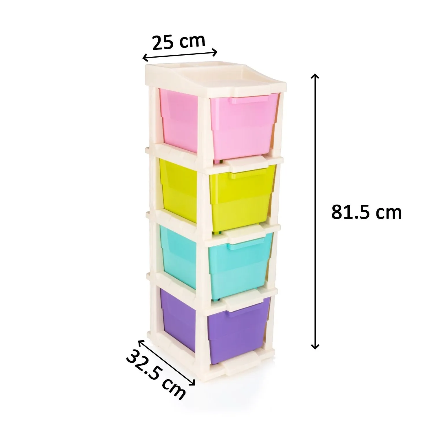 0768A 4 Layer Multi-Purpose Modular Drawer Storage System