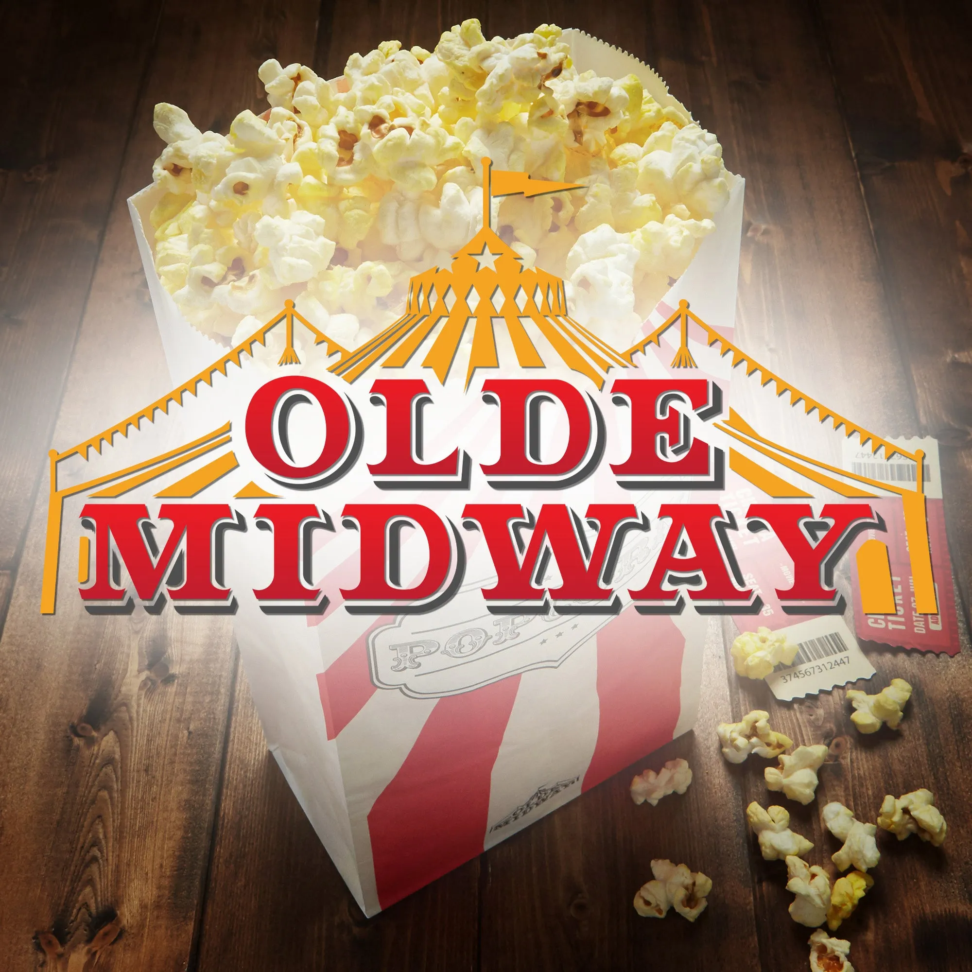 10 oz Popcorn Machine Door Replacement for Olde Midway Movie Theater Style Popcorn Popper, Gold