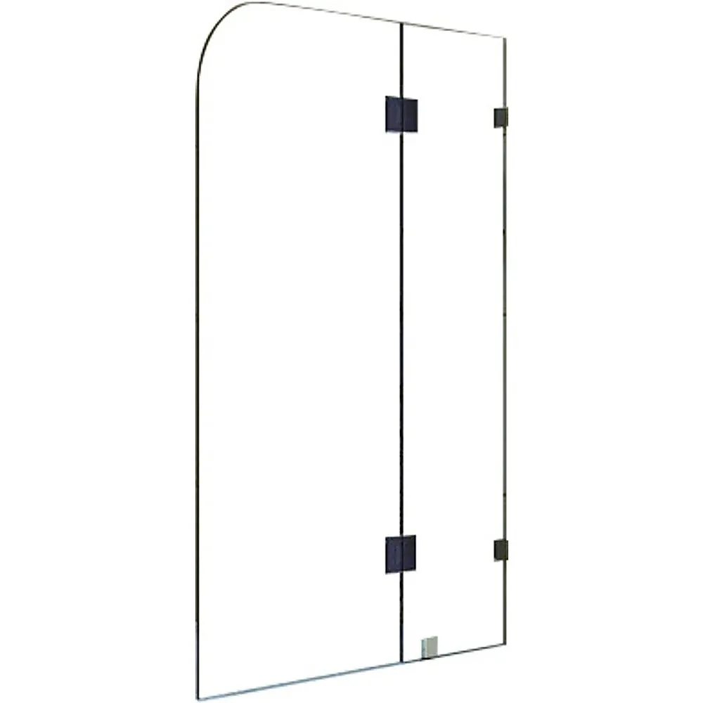 10mm Tempered Frameless Bath Panel Shower Screen 900x1450mm - Della Francesca
