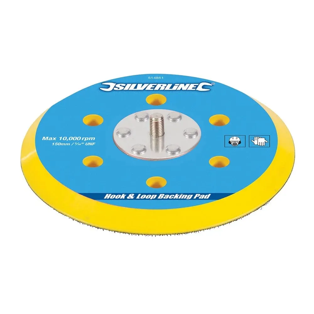 150MM / 5/16" UNF HOOK & LOOP BACKING PAD 514851