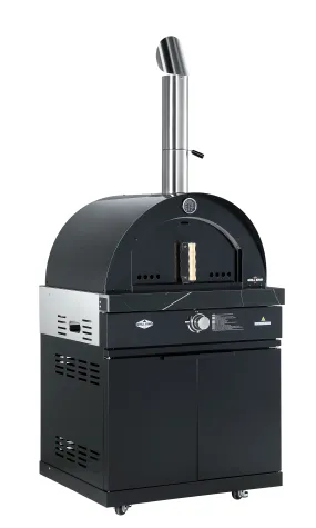 22” Gas Pizza Oven Module: Rockpool Black Inc Pizza Oven, Trolley, Cabinet Shelves, Castors, Twin Pizza Level, Pizza Peel 22” Gas Pizza Oven Module: Rockpool Black Inc Pizza Oven, Trolley, Cabinet Shelves, Castors, Twin Pizza Level, Pizza Peel