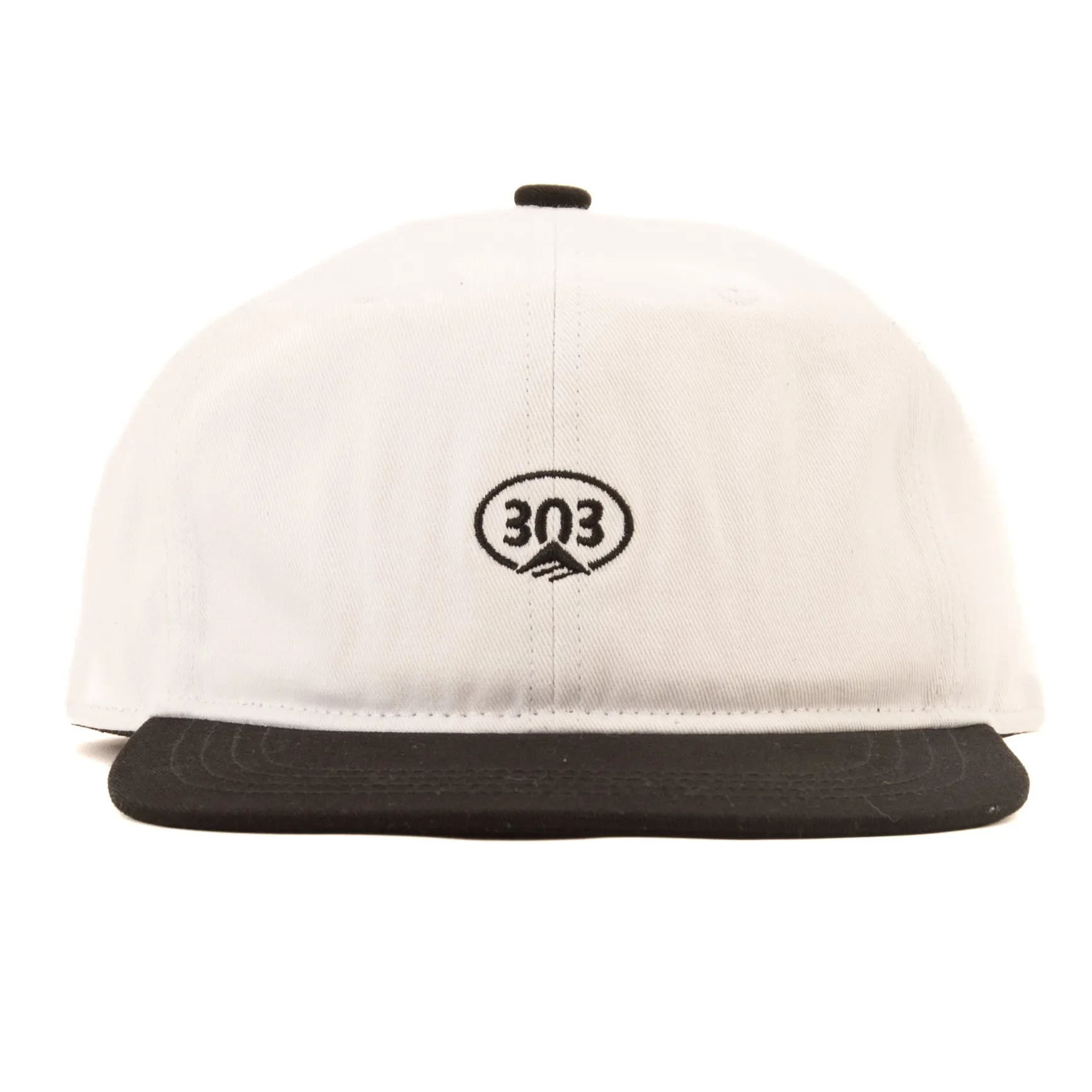 303 Boards - 303 Boards x Emerica Oval Hat (White/Black) *SALE