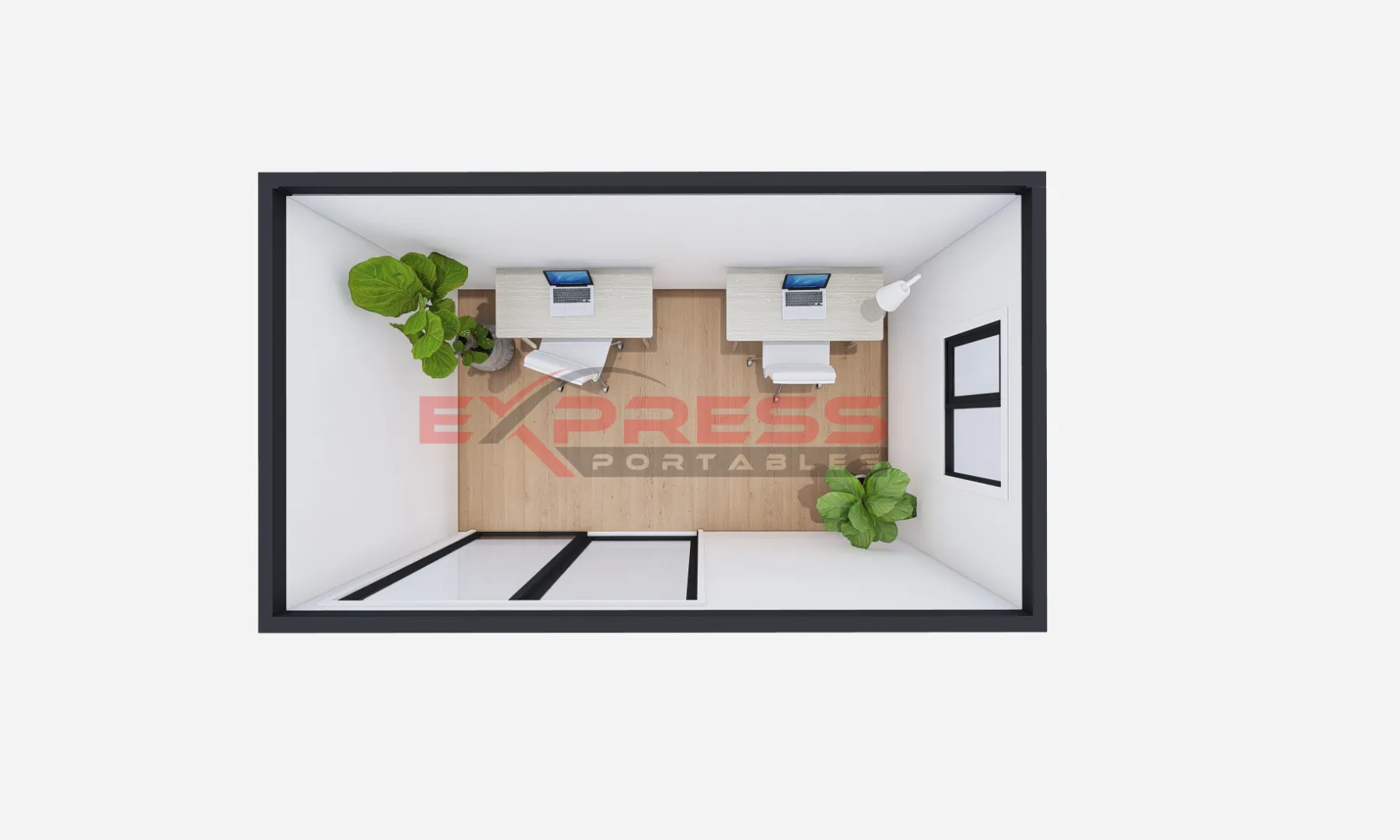 4m Cabin - Open Plan