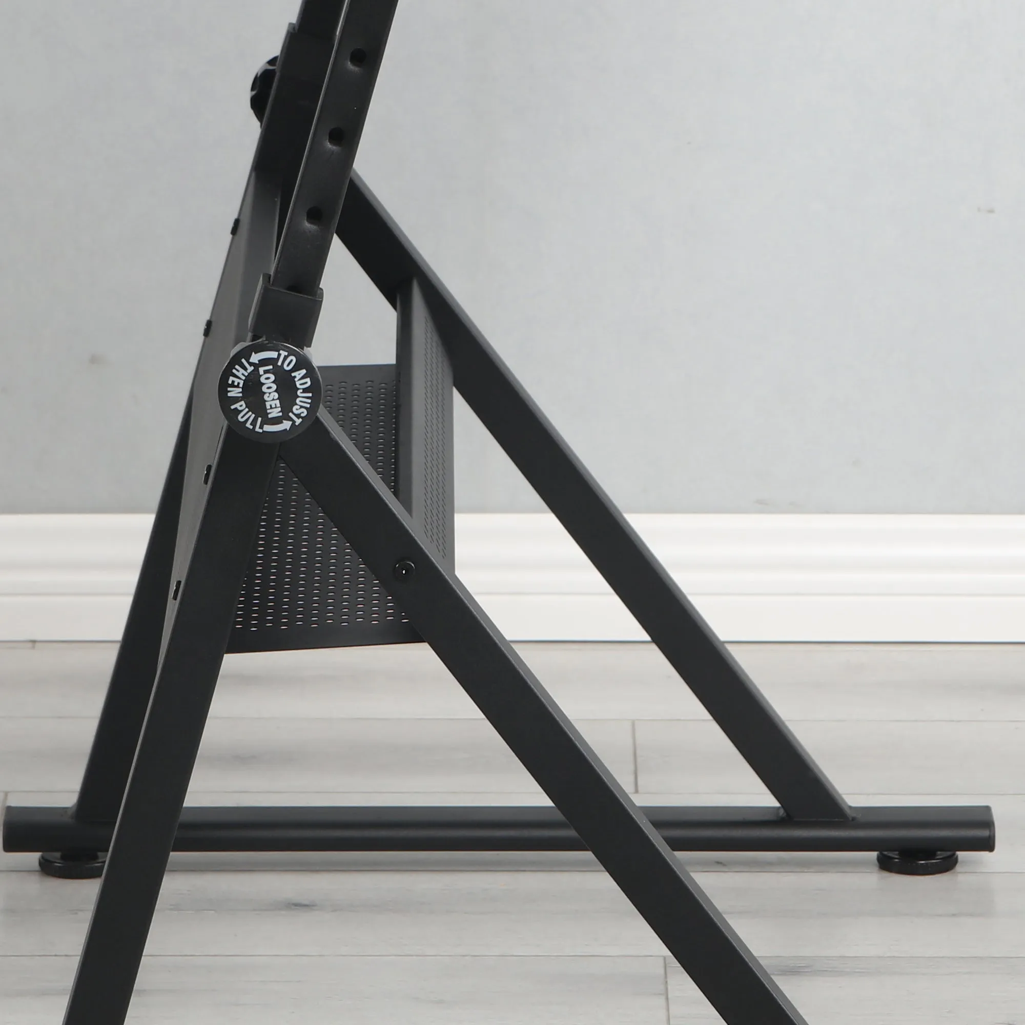 Adjustable tempered glass drafting printing table with chair