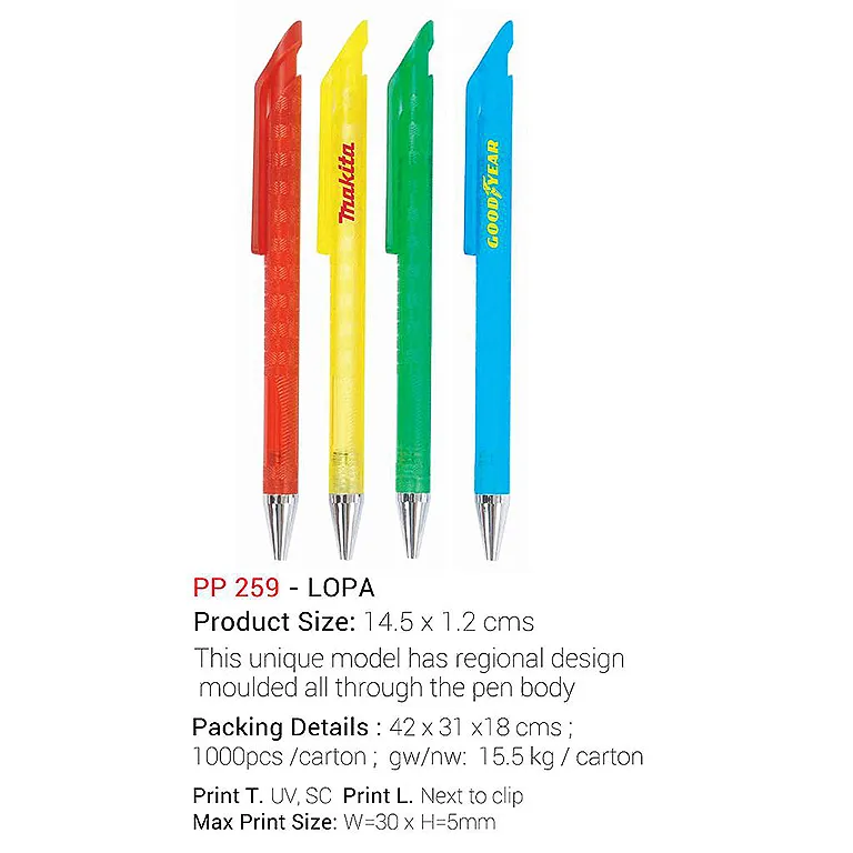 AMS-PP-259 - LOPA (Plastic Pens)