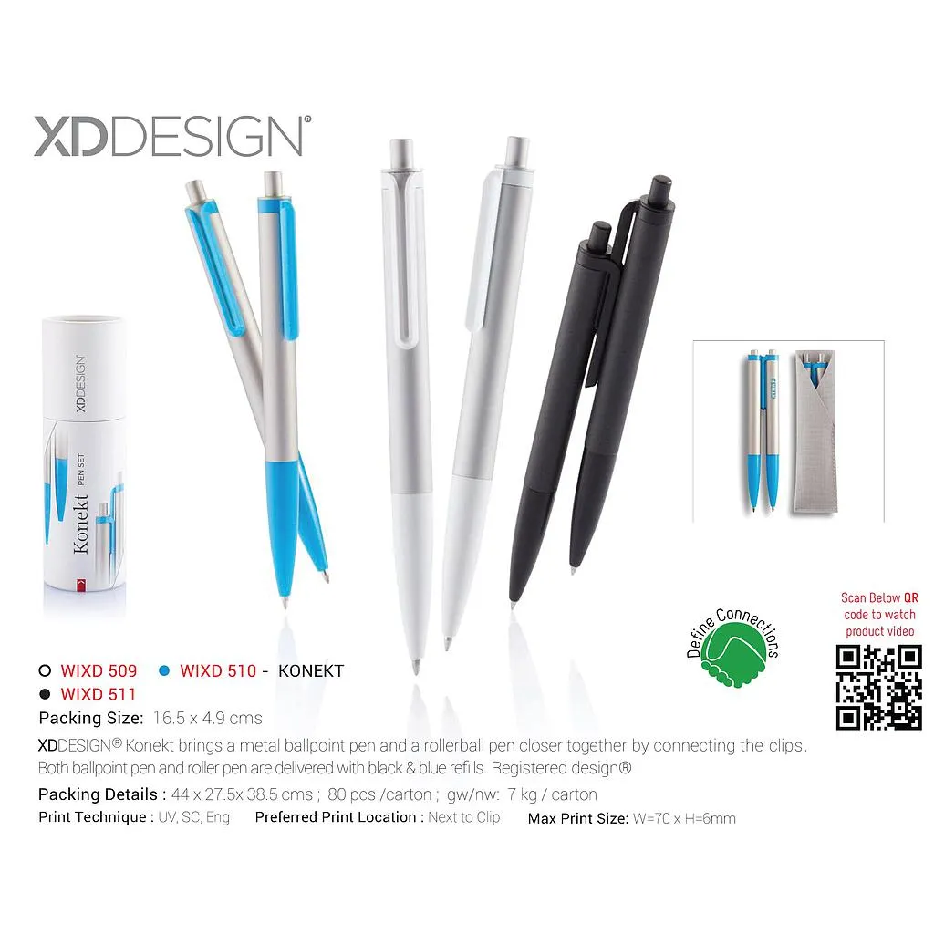 AMS-WIXD-509 - KONEKT (XD Design - Plastic pens)