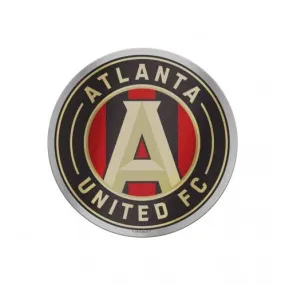 Atlanta United FC WinCraft Red & Black Circular Logo Auto Badge Decal 4" x 4"