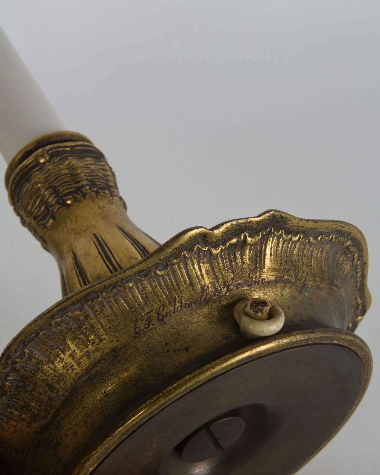 Baroque Candlestick Lamps by E. F. Caldwell