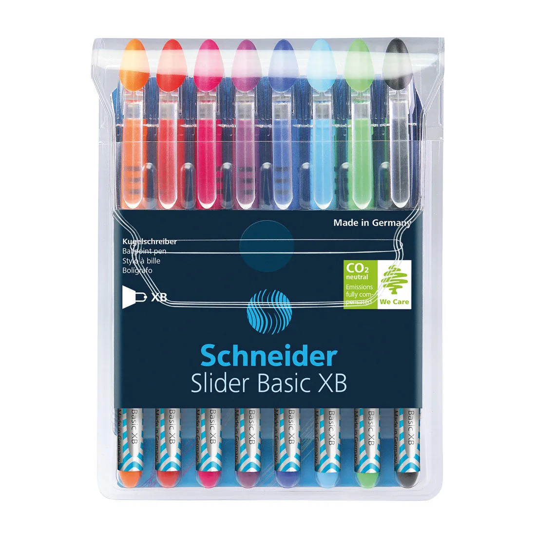 BASIC Ballpoint Pen XB, Wallet 8 pieces - Assorted