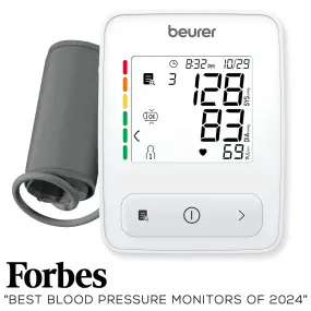 Beurer North America BM72 400 Upper Arm Blood Pressure Monitor, Large Cuff White