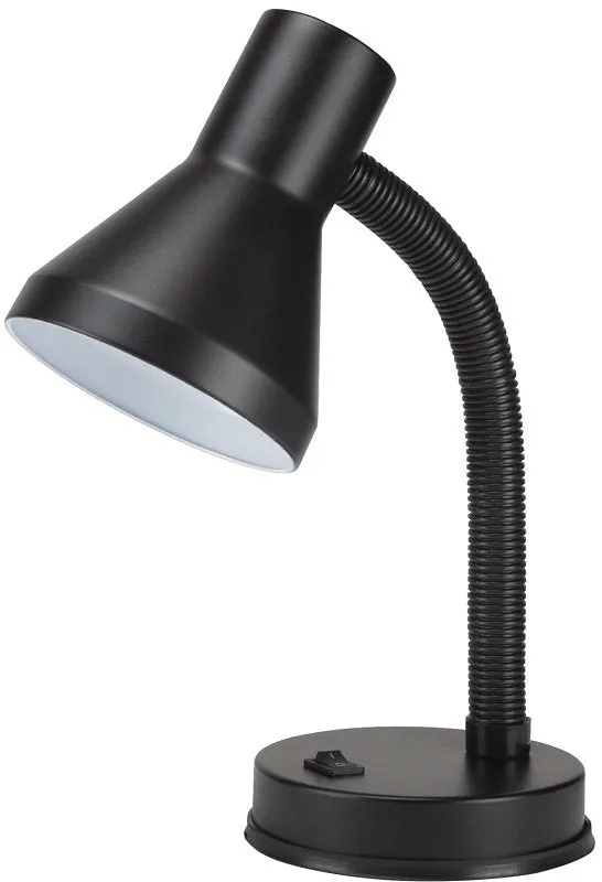 Boston Harbor TL-TB-134-BK-3L Flexible Desk Lamp, 120 V, 60 W, 1-Lamp, CFL Lamp, Black Fixture, Black :EA: QUANTITY: 1