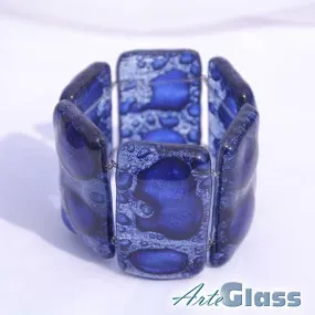 Bubble Chunky Bracelet (Dark Blue)