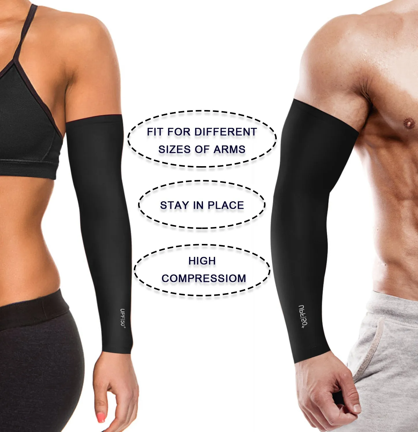BUBBLELIME 82N/18S Sports Arm Sleeve_Running