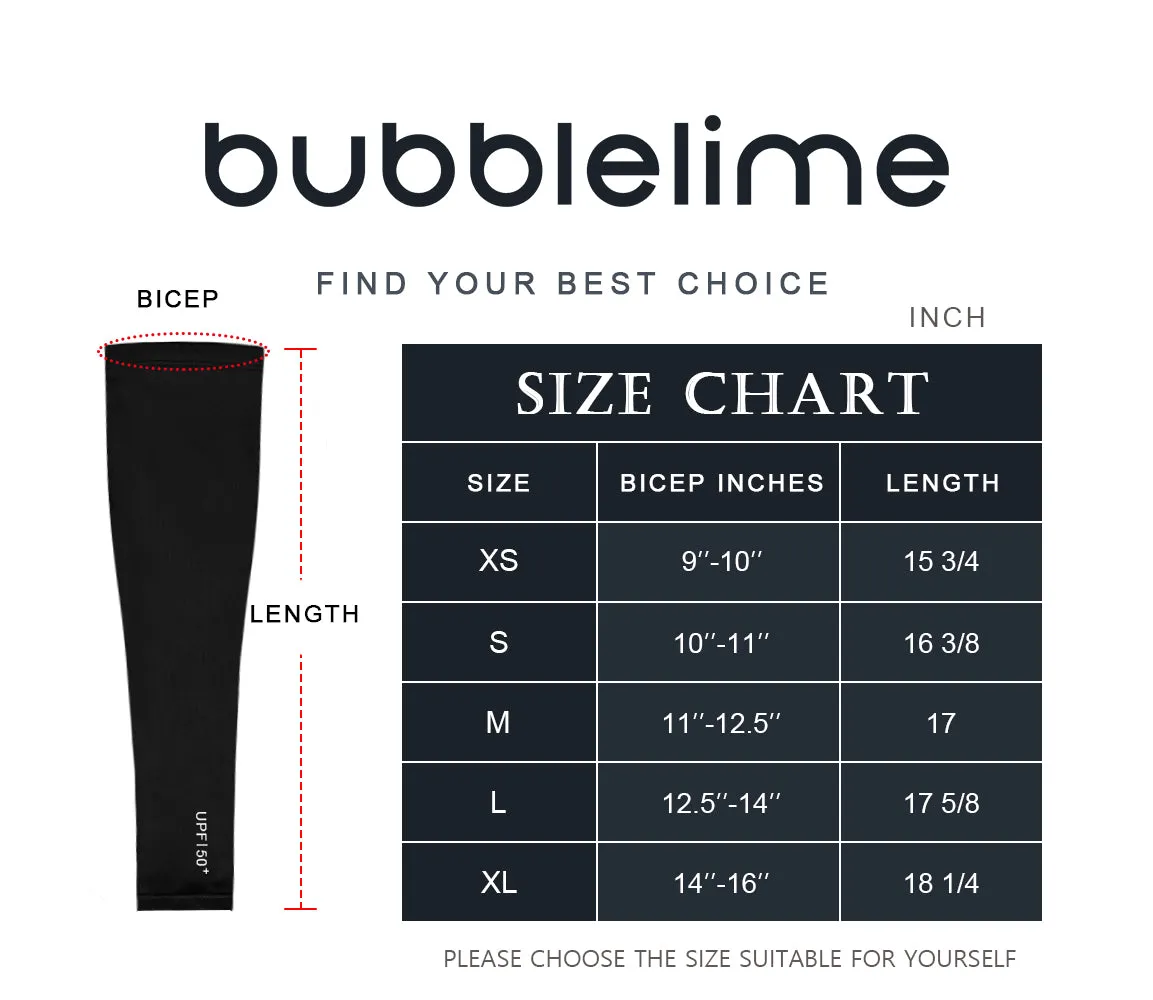 BUBBLELIME 82N/18S Sports Arm Sleeve_Tall Size