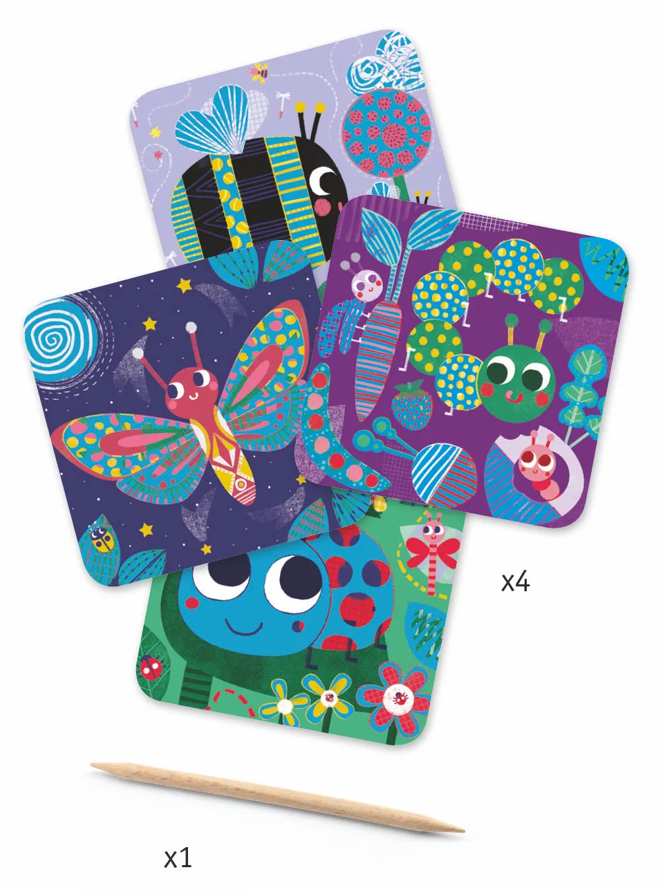 Bugs Scratch Boards