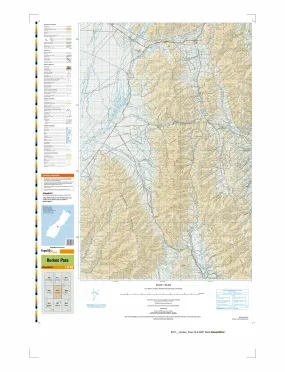 BZ17 - Burkes Pass Topo50 map