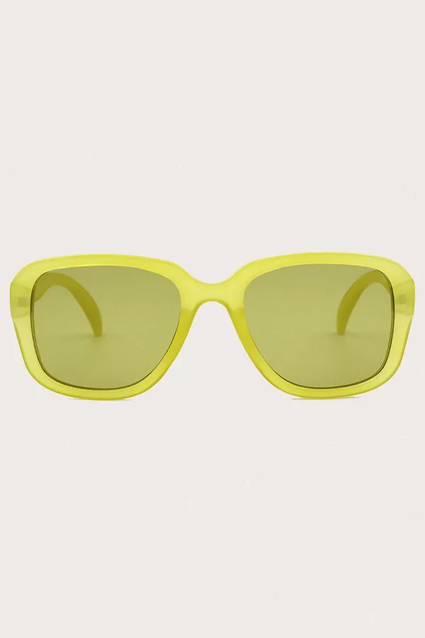 Candy Colors Square Sunglasses