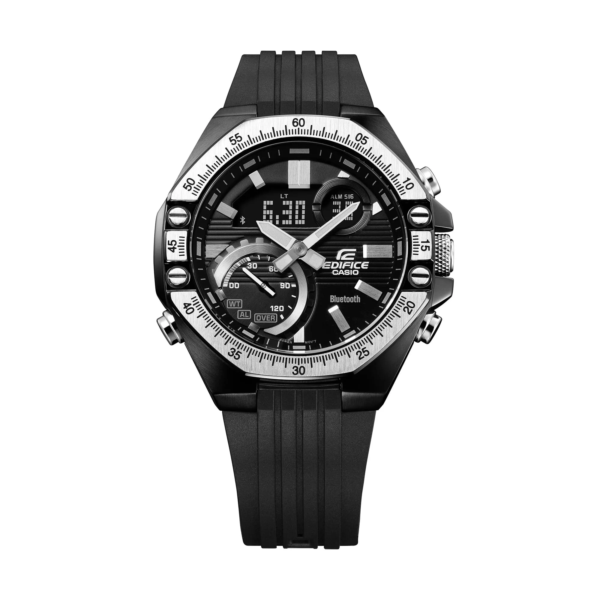 Casio Edifice Automotive Toolkit Inspired Design Series Black Resin Band Watch ECB10TP-1A
