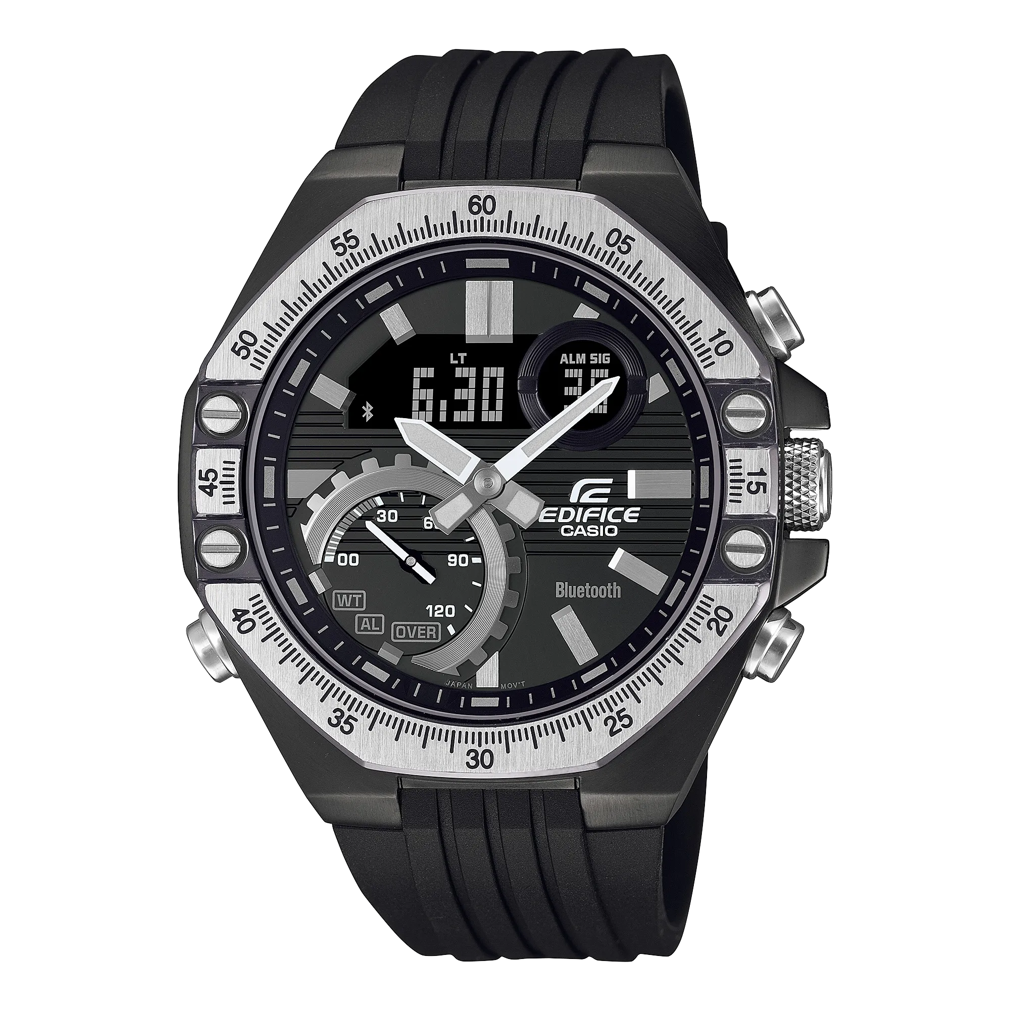 Casio Edifice Automotive Toolkit Inspired Design Series Black Resin Band Watch ECB10TP-1A