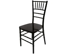 Chair, Chiavari Black Resin