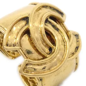 CHANEL 1994 Earrings Clip-On Gold 37990