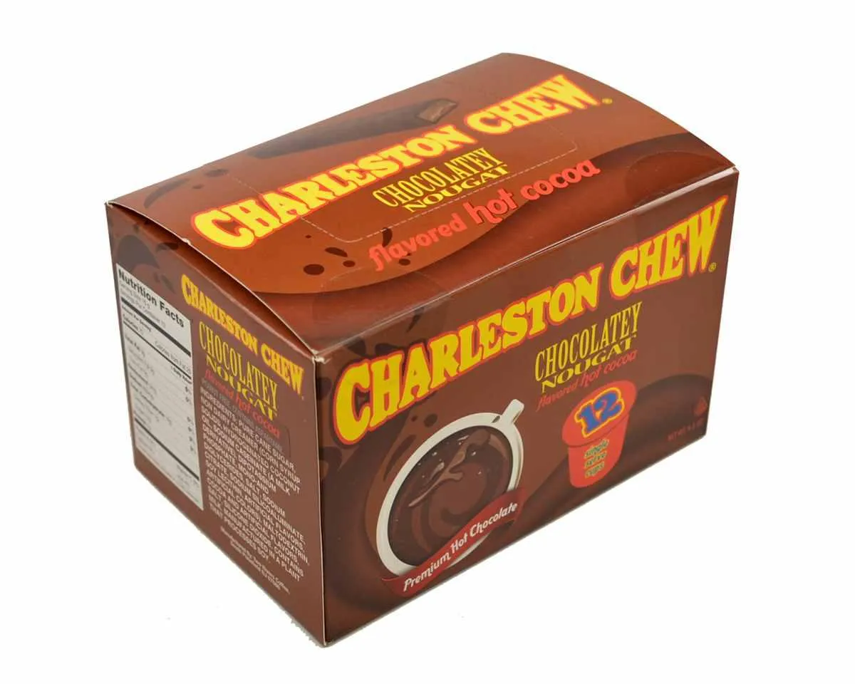 Charleston Chews Chocolatey Nougat Hot Chocolate Single Serve Pods