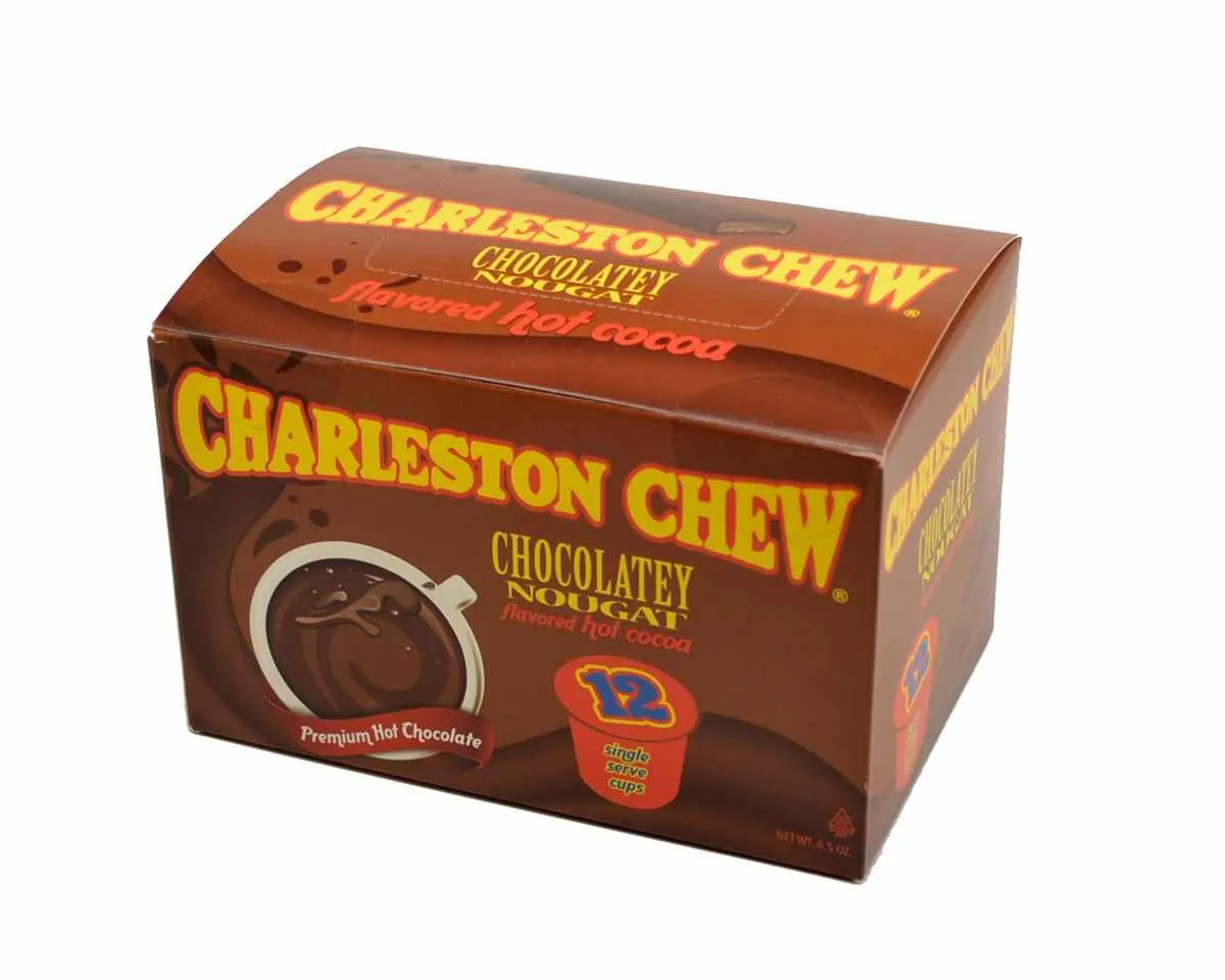 Charleston Chews Chocolatey Nougat Hot Chocolate Single Serve Pods