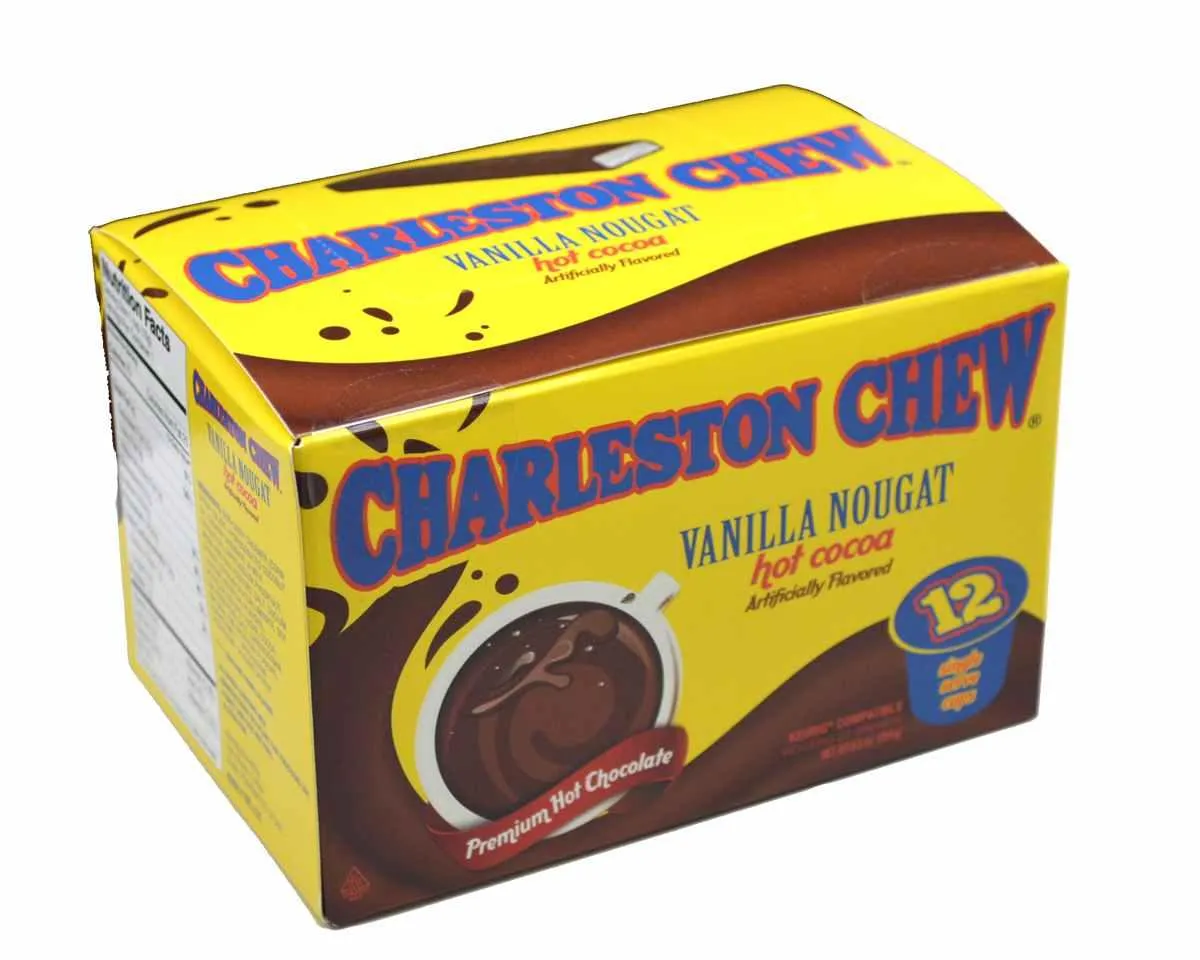Charleston Chews Vanilla Nougat Hot Chocolate Single Serve Pods