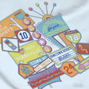 Chi Omega & Sigma Nu Hometown Throwdown Mixer T-Shirt Design