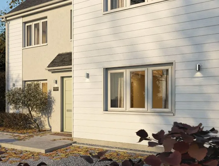 Cladco Fibre Cement Exterior Wall Cladding Boards - White (3.66m)