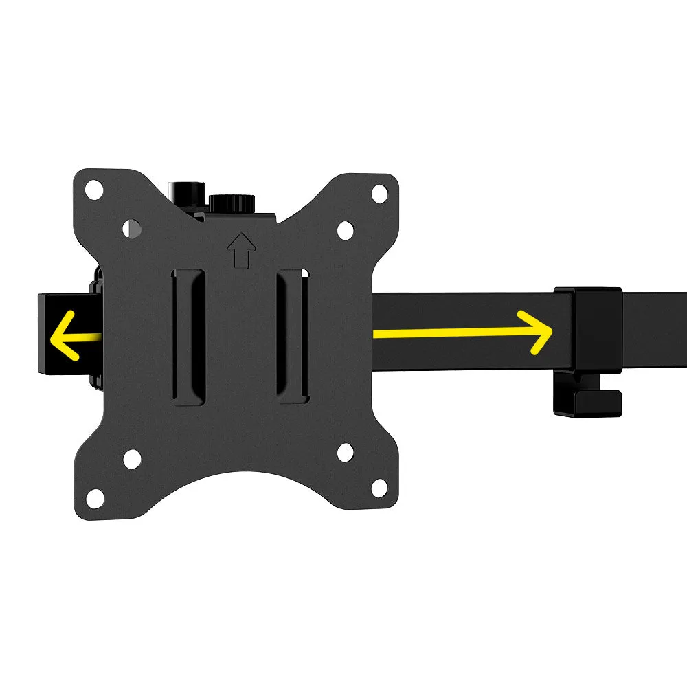 Clamp-On Triple Monitor Mount