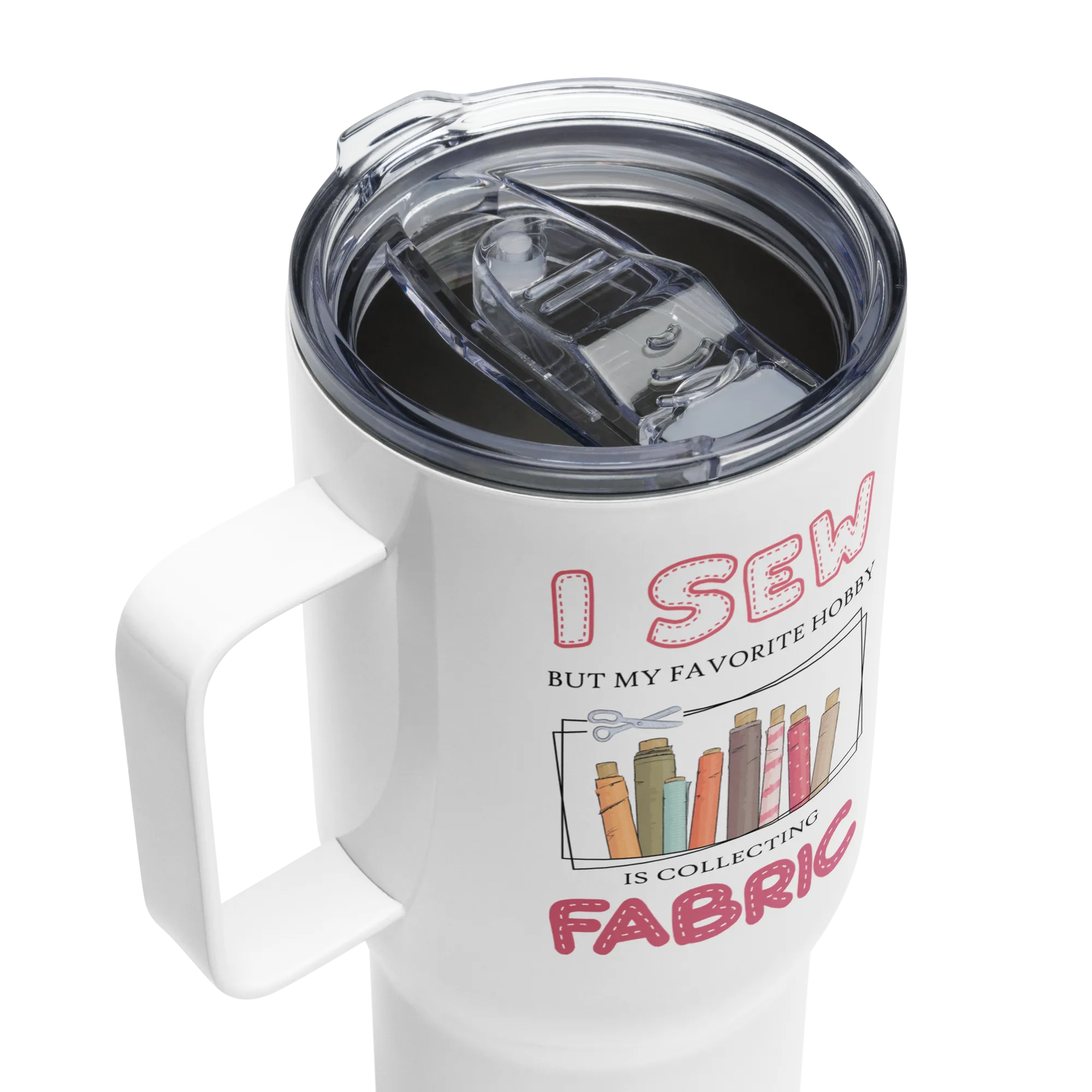 Collecting Fabric 25 oz Travel Mug