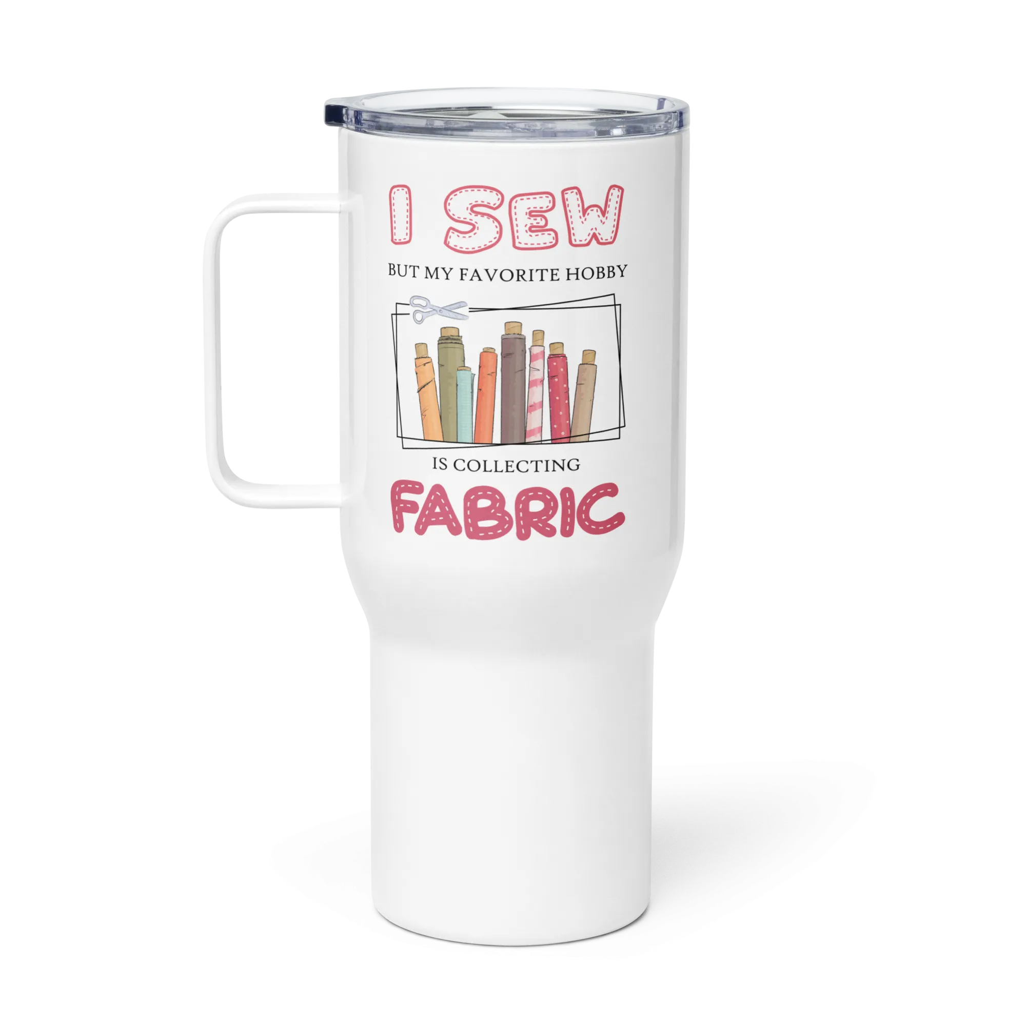 Collecting Fabric 25 oz Travel Mug