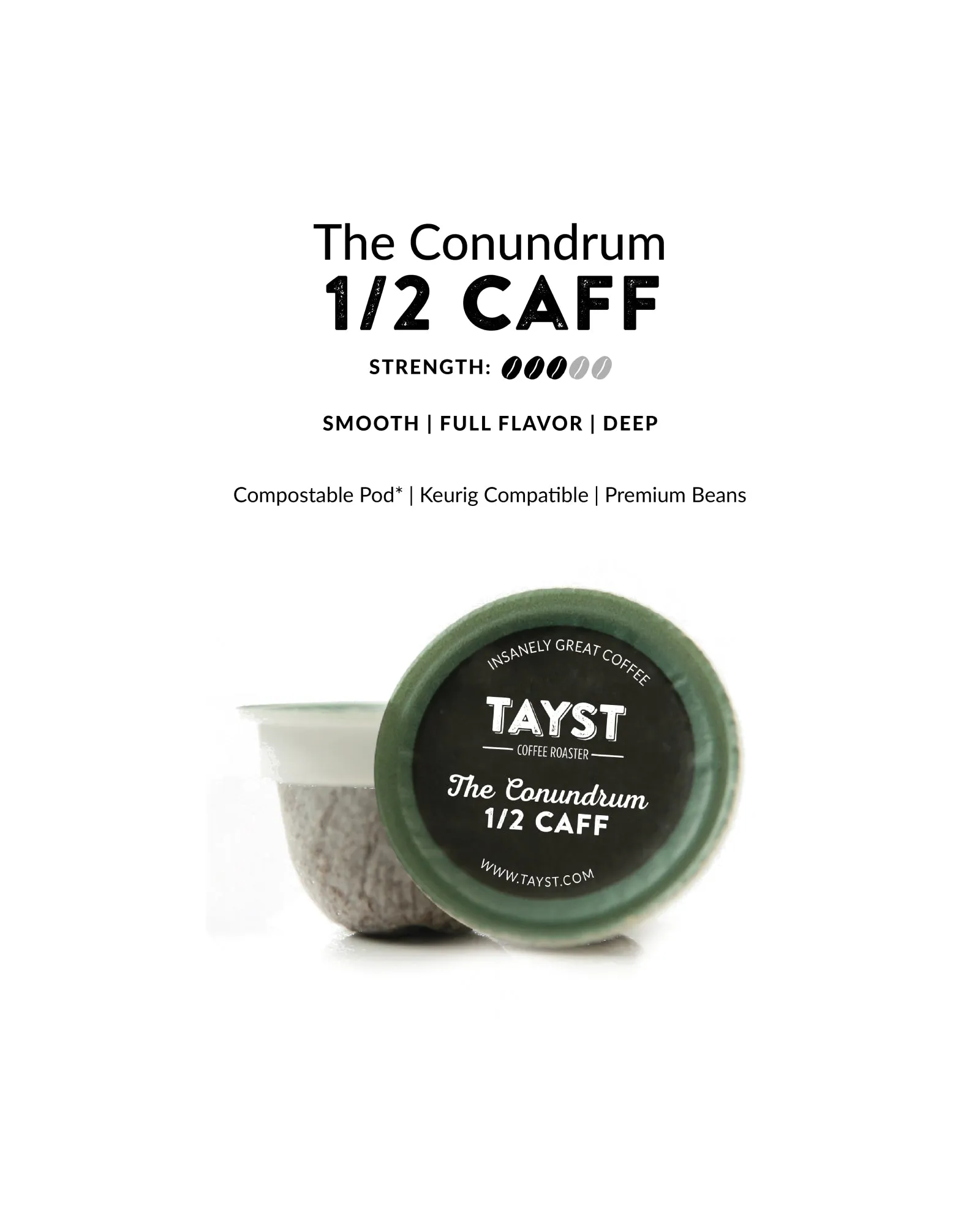 Compostable Coffee Pods for Keurig® Machines - Bag of 10