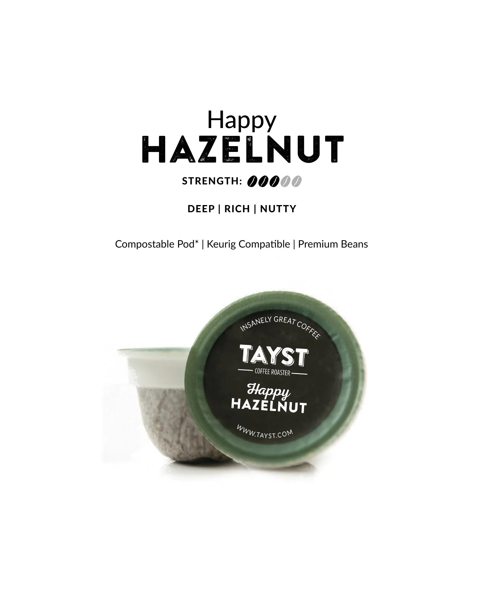 Compostable Coffee Pods for Keurig® Machines - Bag of 10
