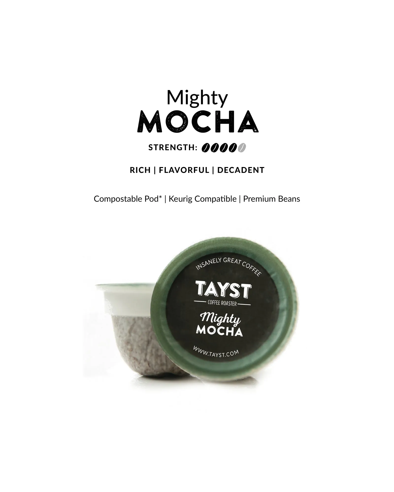 Compostable Coffee Pods for Keurig® Machines - Bag of 10