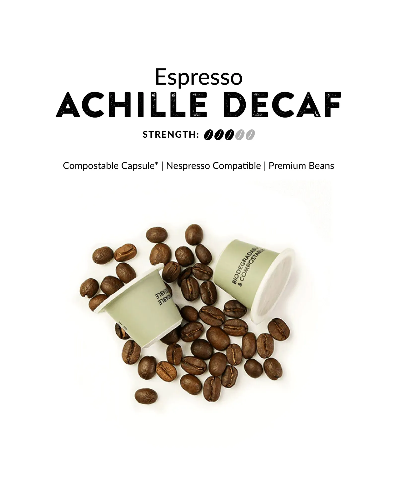 Compostable Espresso Capsules for Nespresso Machines - Bag of 10