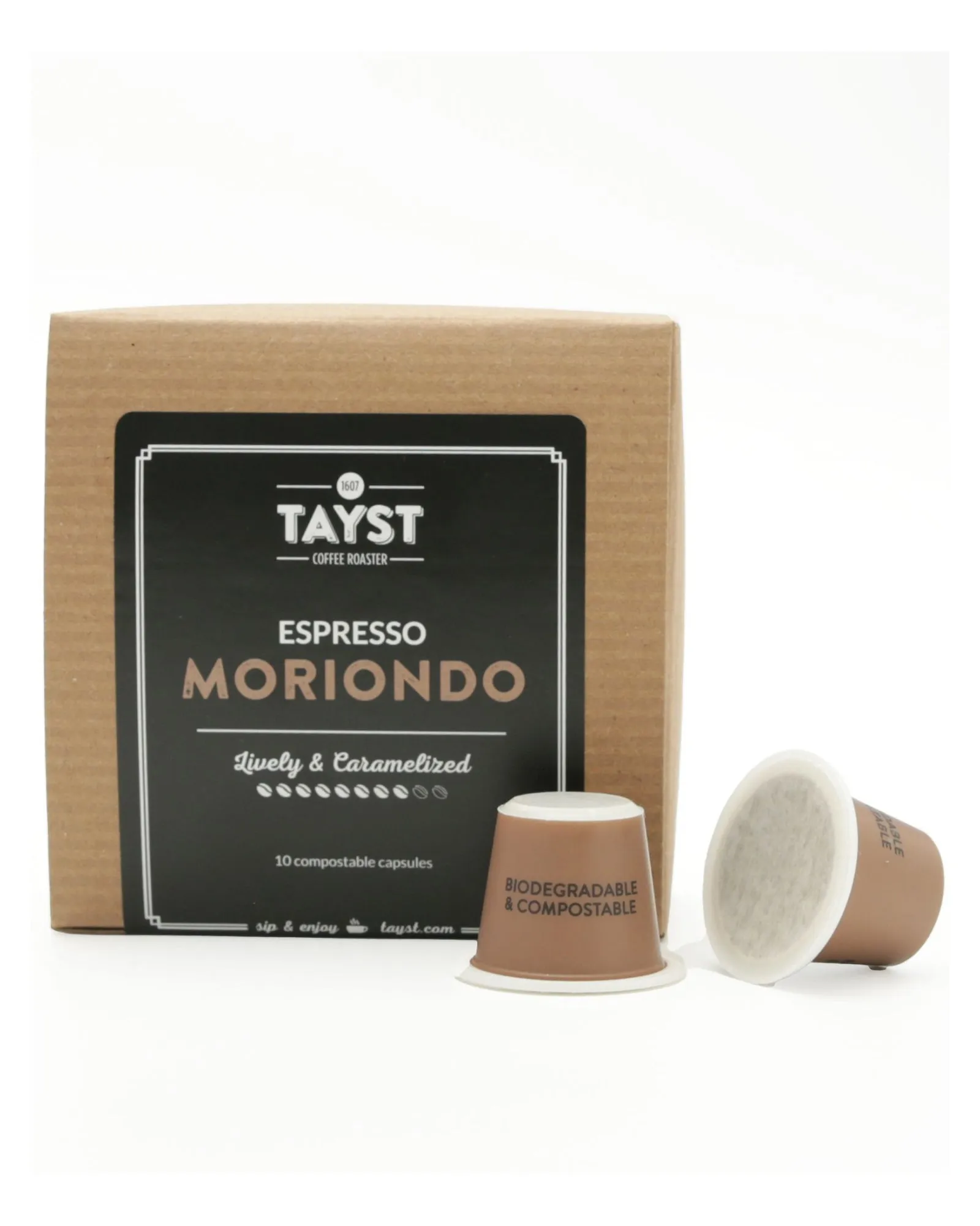 Compostable Espresso Capsules for Nespresso Machines - Bag of 10