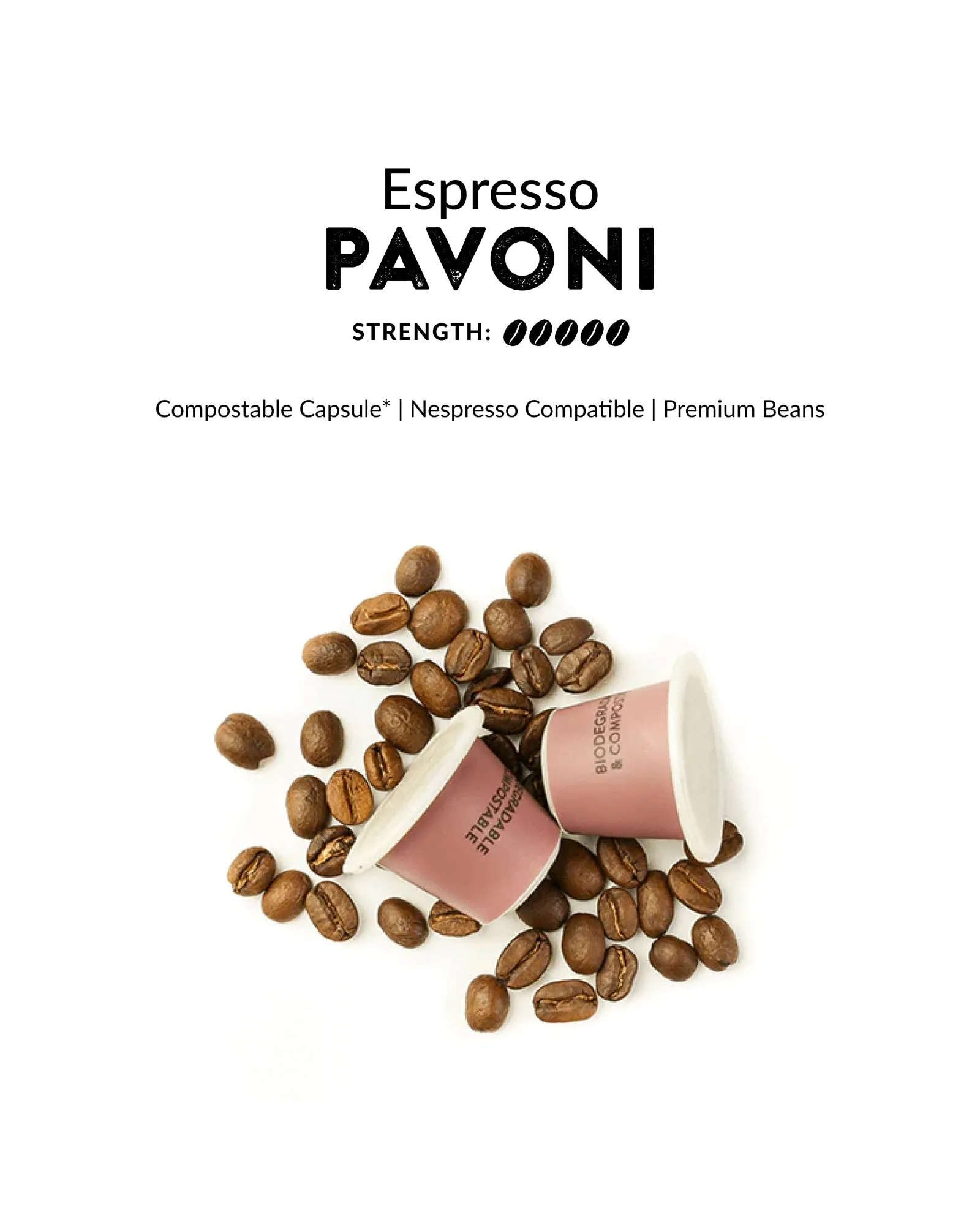 Compostable Espresso Capsules for Nespresso Machines - Bag of 10