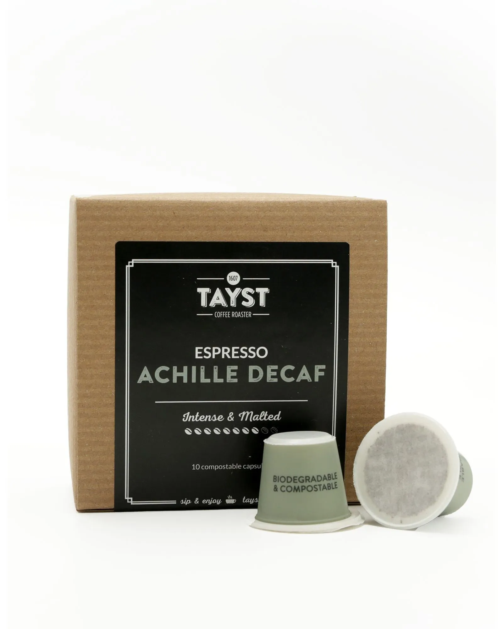 Compostable Espresso Capsules for Nespresso Machines - Bag of 10