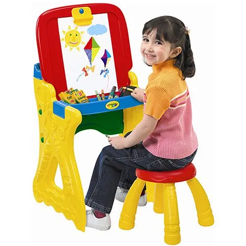 Crayola Play 'N Fold 2-in-1 Art Studio Easel Desk