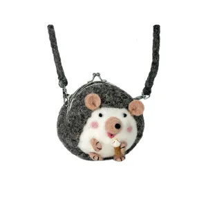 Critter Purse  Harper Hedgehog Wild Woolies
