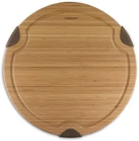 Cuisinart CBB-14RBC 14" (35cm) Non-Slip Round Bamboo Cutting Board Cuisinart CBB-14RBC 14" (35cm) Non-Slip Round Bamboo Cutting Board