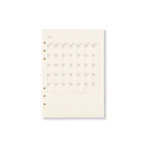 Daily Undated Planner Binder Insert A5