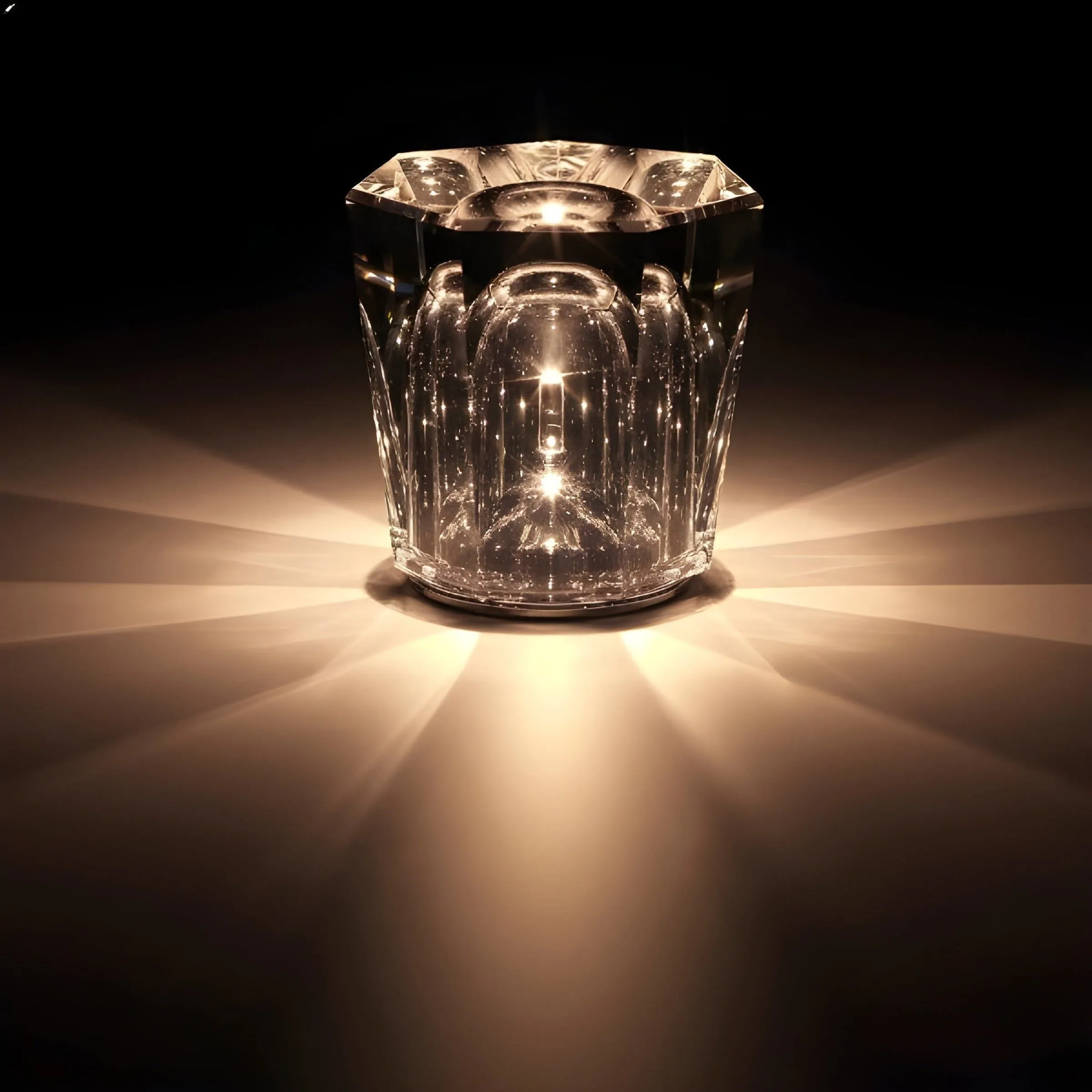 DiamondGlow Lamp - Luxus Diamant Kristall LED Wiederaufladbare Tischlampe