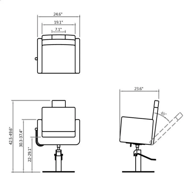 DIR Tetris All-Purpose Styling Chair