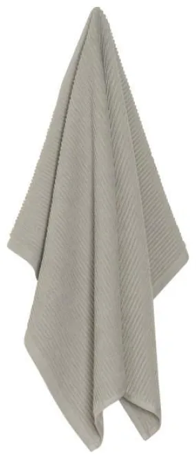 Dish Towel Ripple - London Gray