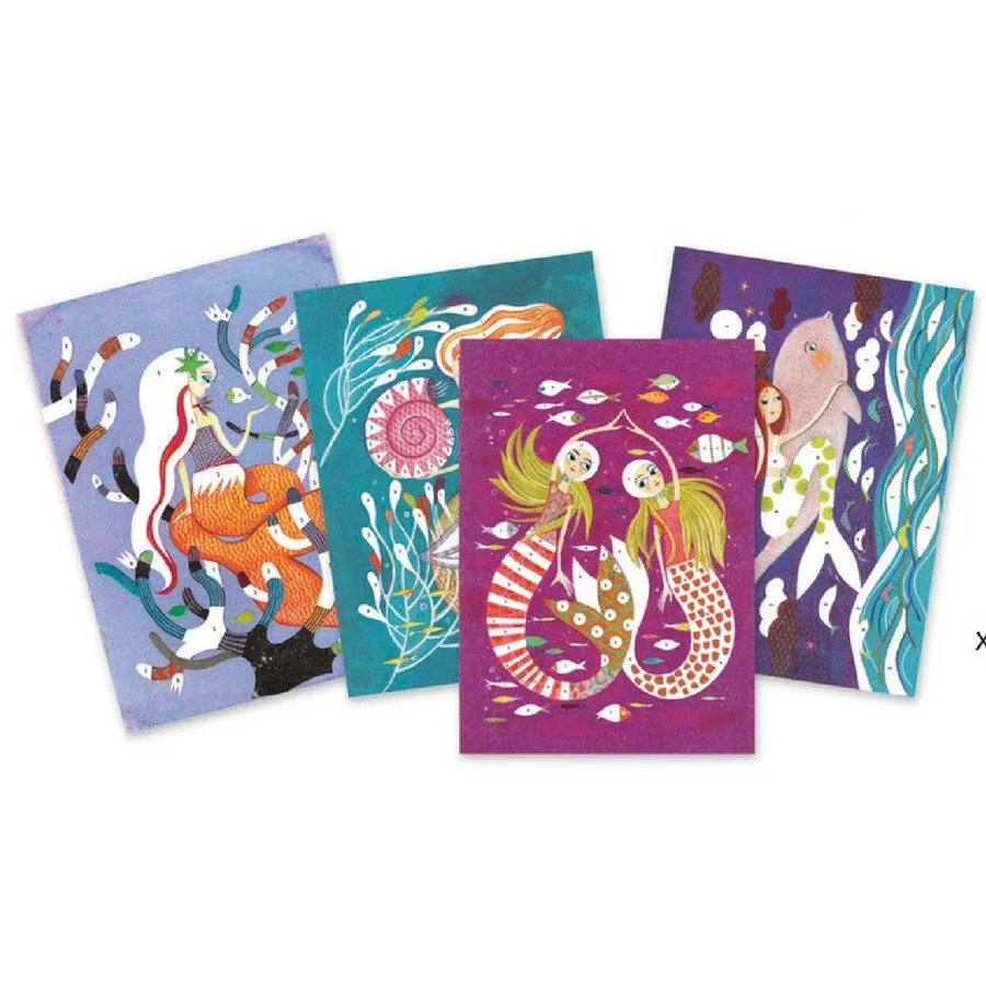 Djeco - Mermaids Glitter Boards