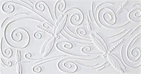 Dragonfly Texture Tile Mold for Glass Slumping DT09