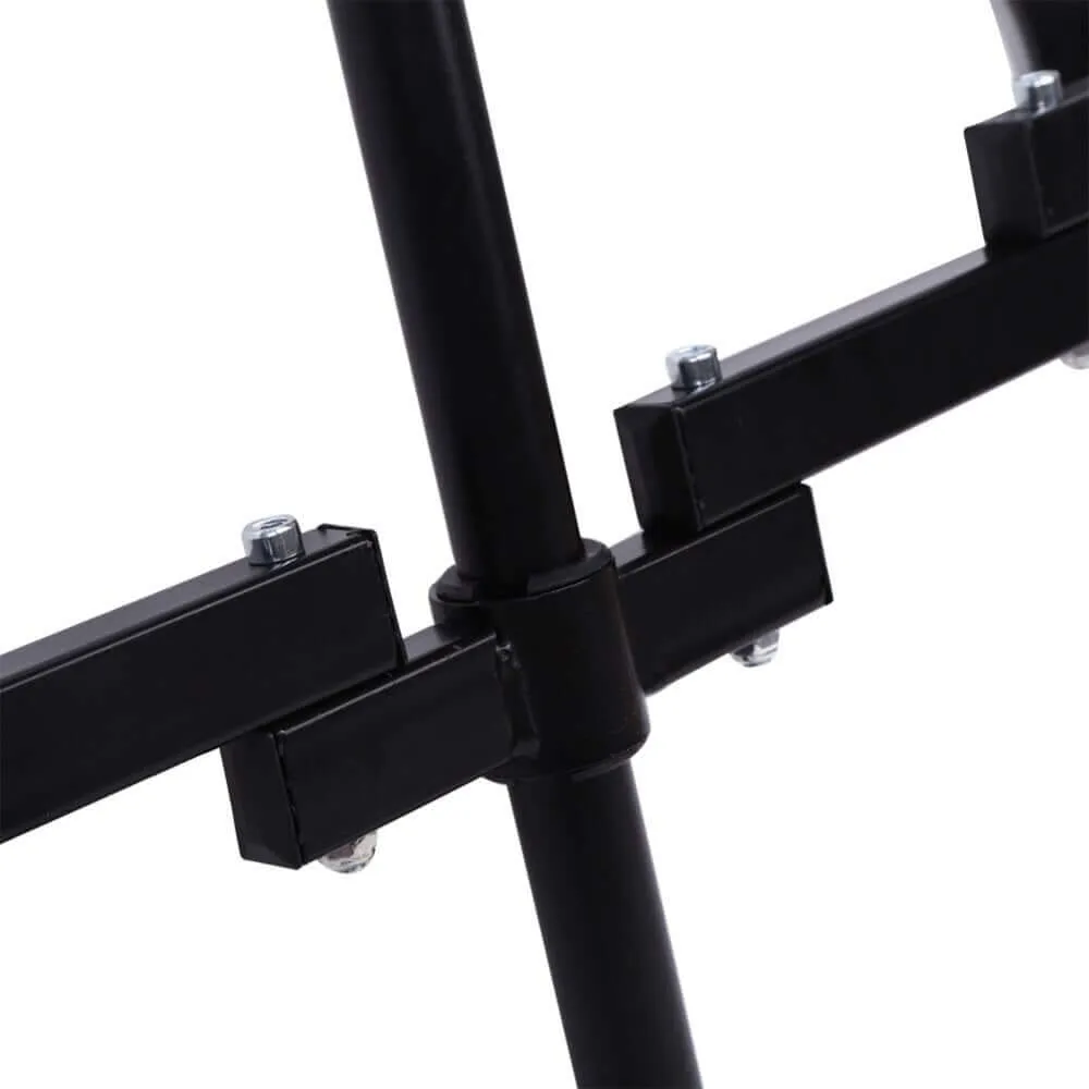 Dual Monitor Stand Bracket Mount 14"-24" Screens 360-degree Rotation